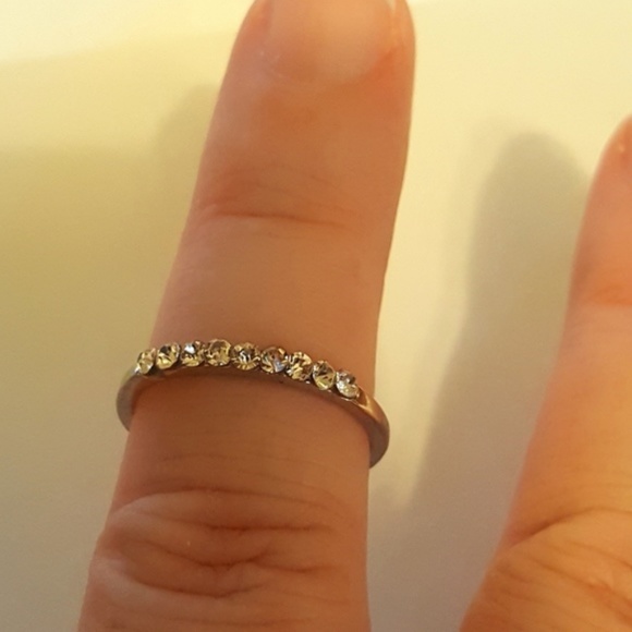 Silver Promise Ring Gift size  6 - Picture 7 of 8